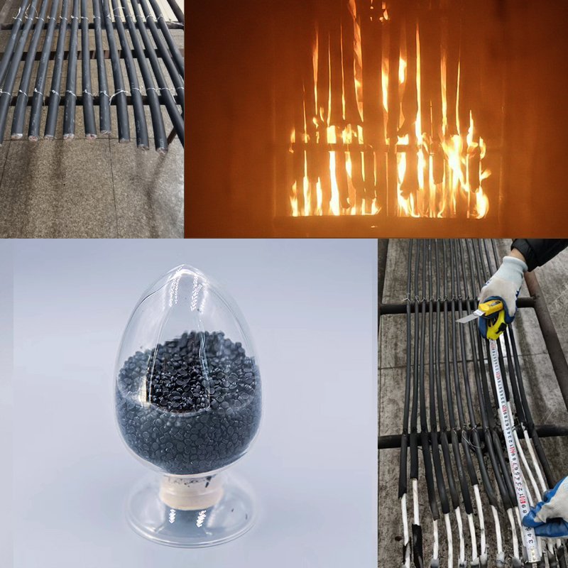 B1 and B2 low smoke halogen-free sheathing materials